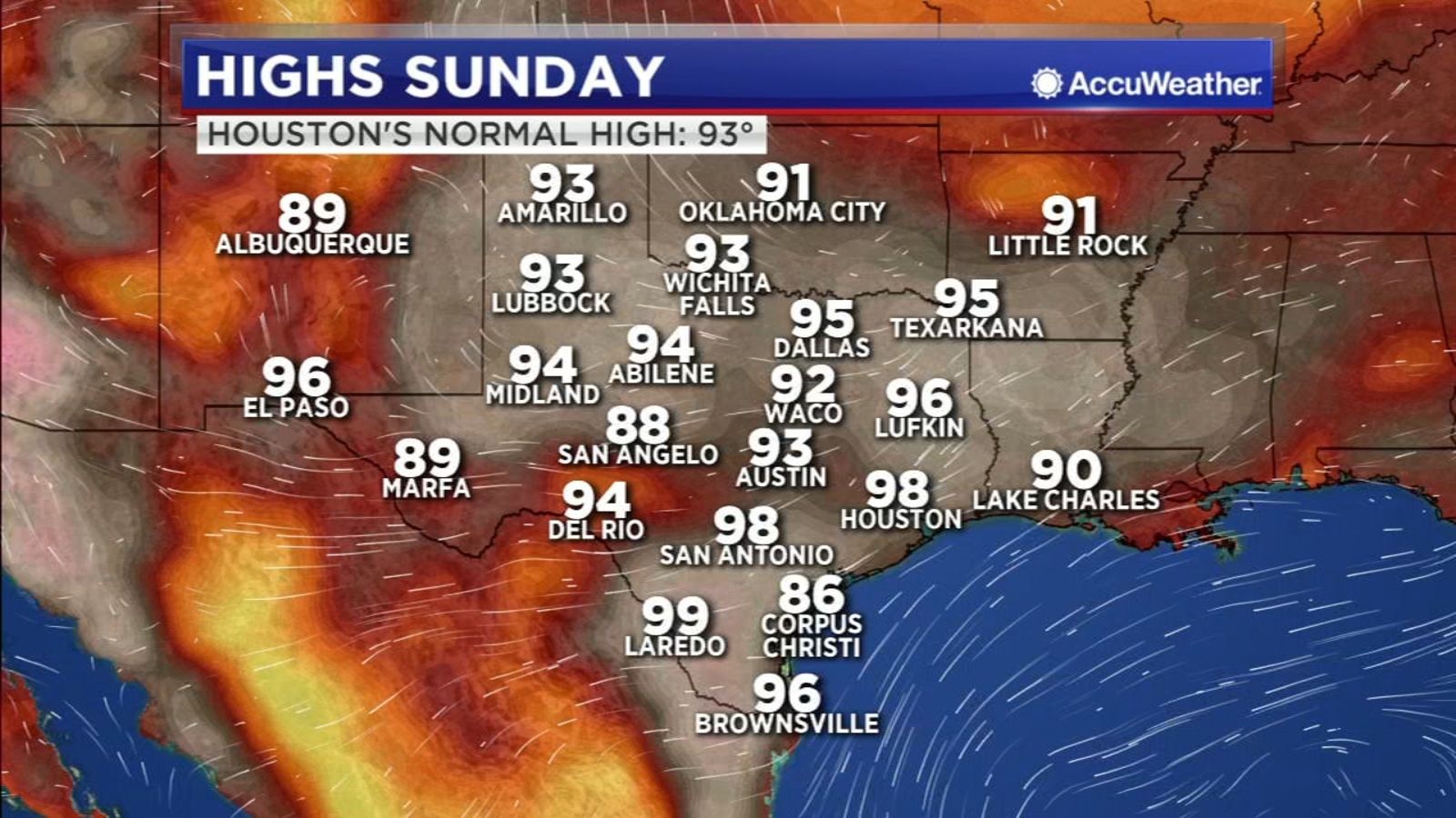 HOUSTON WEATHER A drier and hotter weather pattern is expected for the