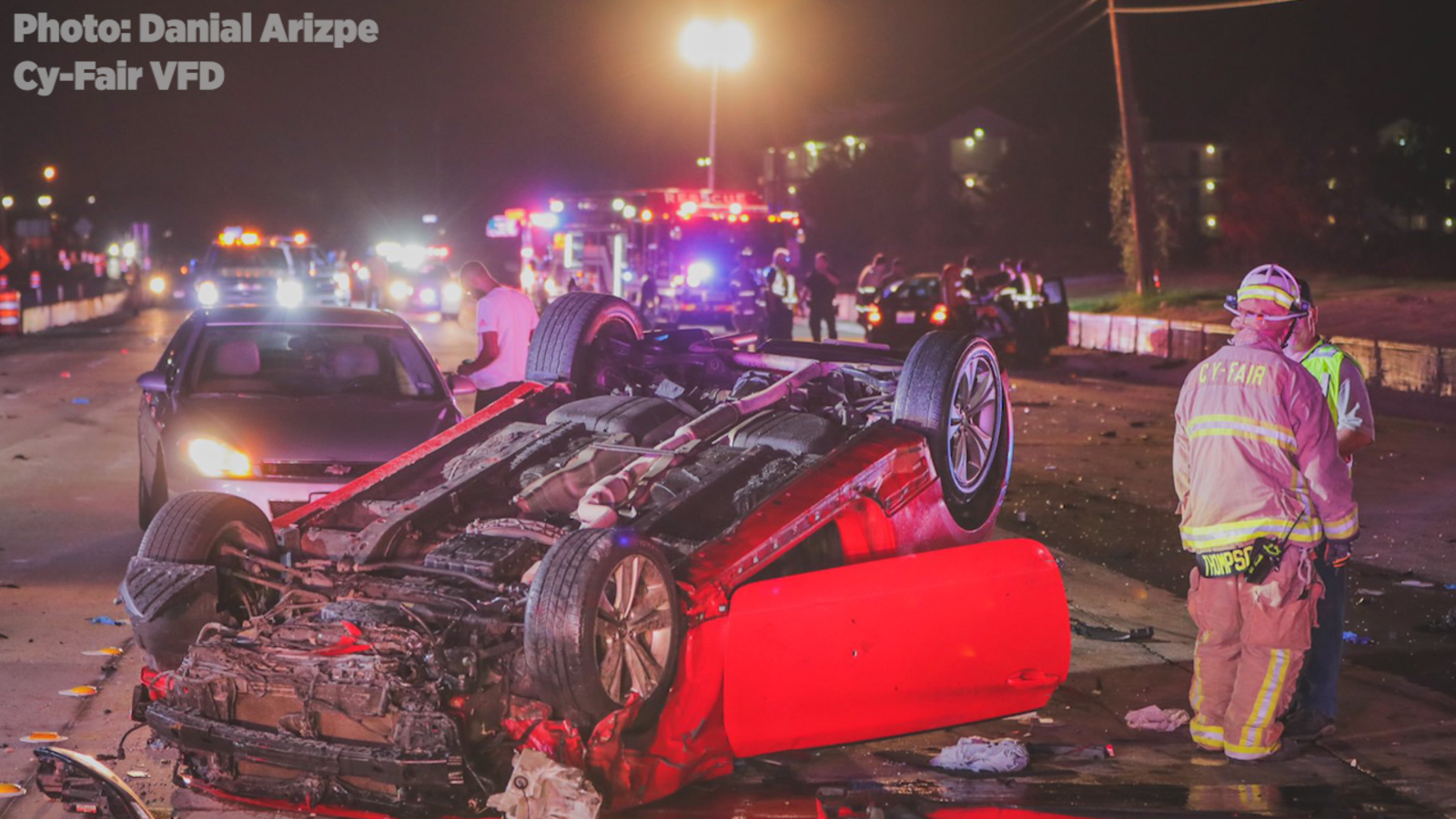 4 people taken to hospital after major 3-vehicle accident on Highway 6 ...