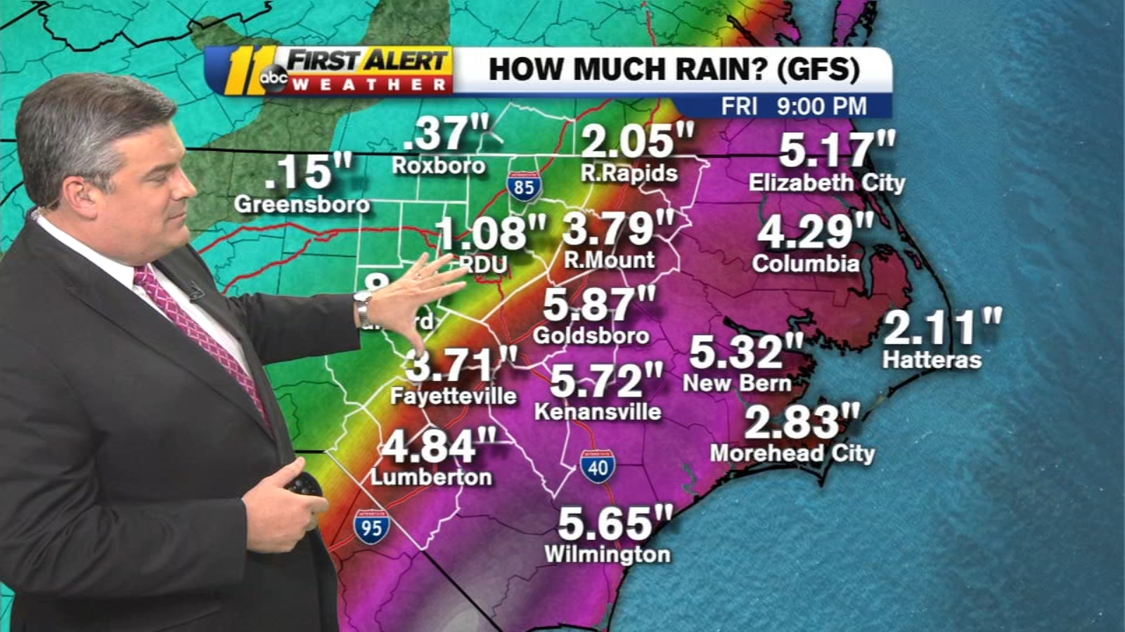 Weather Forecast for the Triangle, Raleigh, Durham, Fayetteville, Cary