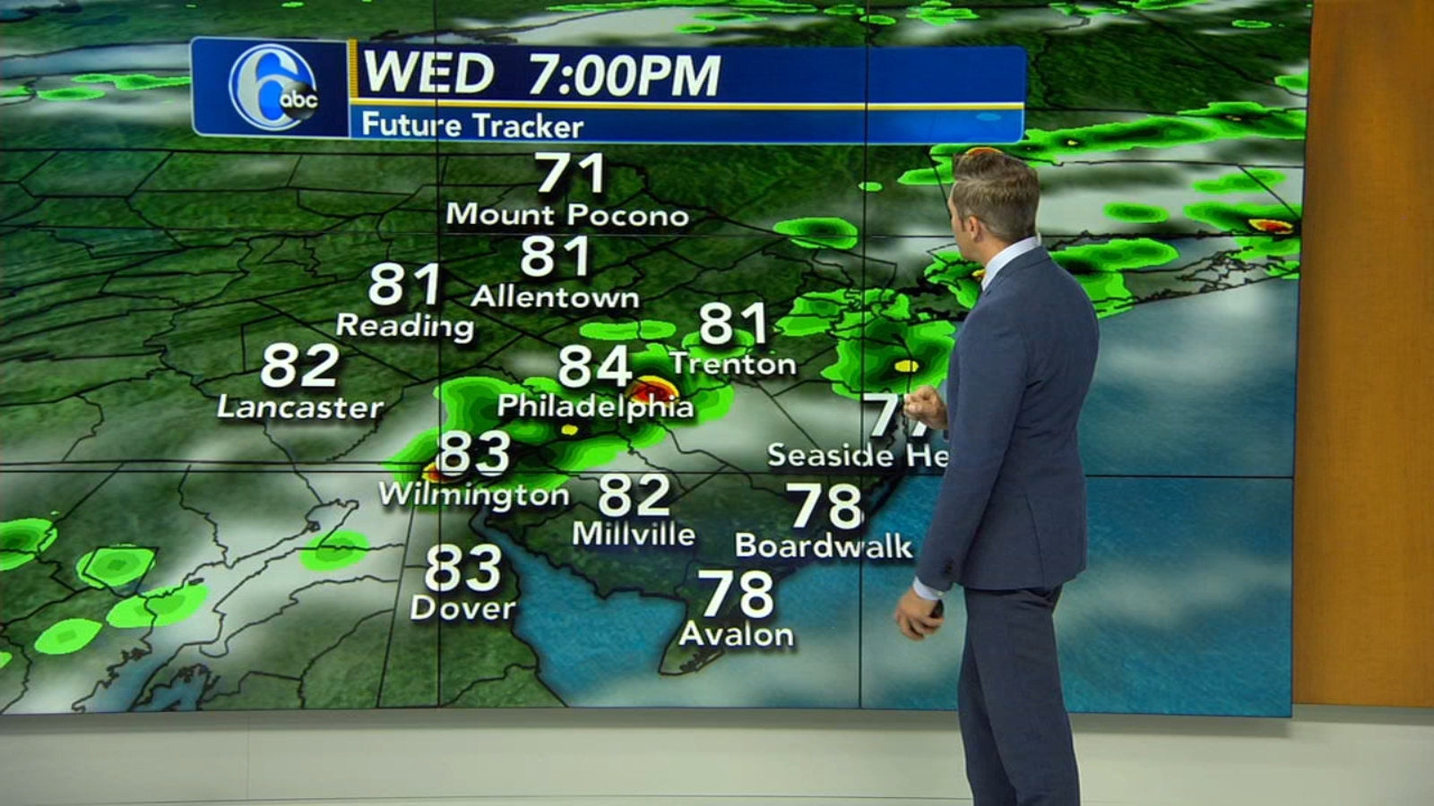 AccuWeather forecast for Philadelphia, Pennsylvania, New Jersey and