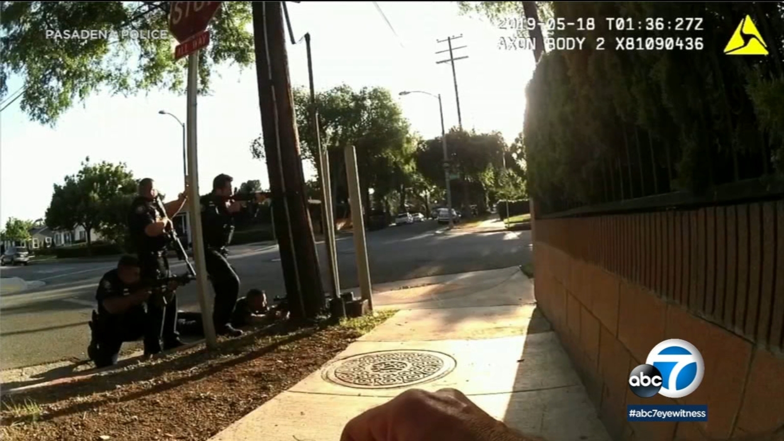 Pasadena police release bodycam video of officerinvolved shooting that left armed suspect dead