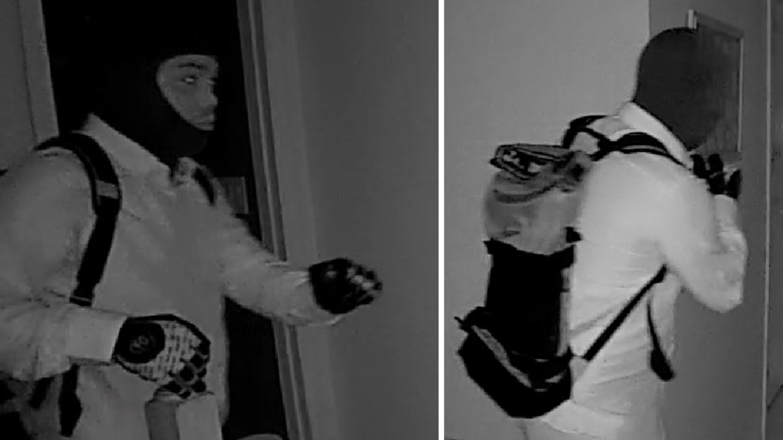 2 men caught on camera breaking into Mount Sinai, Suffolk County, home