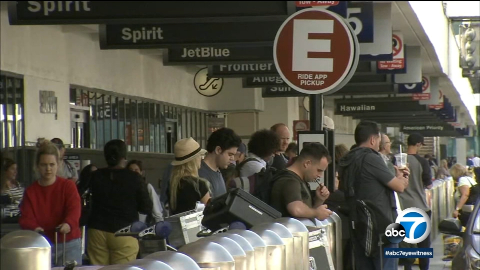 LAX construction prompts lane closures at terminals ABC7 Los Angeles