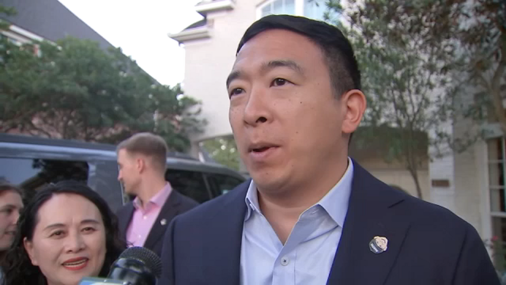 Andrew Yang hopeful he'll make a splash in Houston