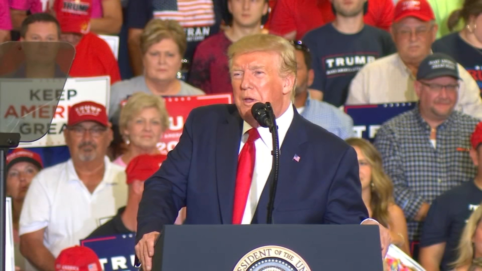 President Trump rallies in Fayetteville ahead of 9th District vote ...