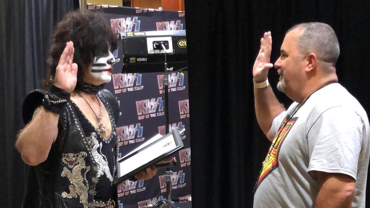 KISS drummer sworn in as honorary police corporal