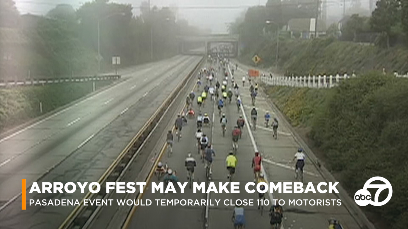 ArroyoFest to shut down stretch of 110 Freeway in Pasadena on Sunday ArroyoFest to shut down stretch of 110 Freeway in Pasadena on Sunday