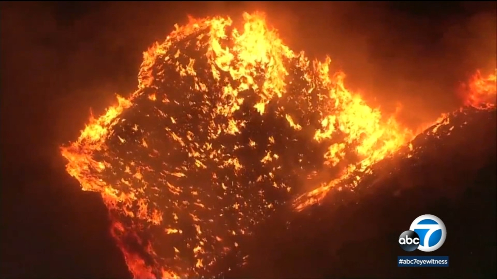 200acre brush fire erupts in Riverside community of Juniper Flats ABC7 Los Angeles