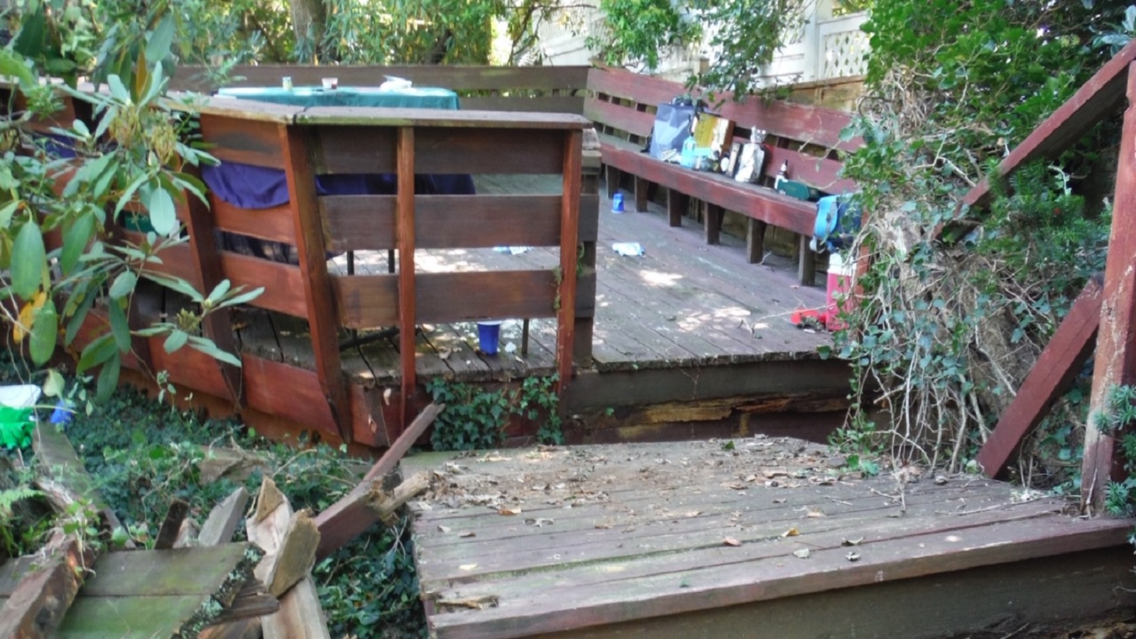 Deck collapses during 85yearold's birthday party in Summit, New