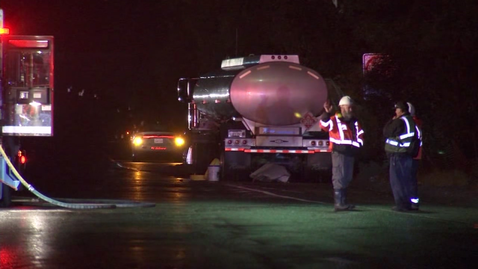 Big rig crash, fuel spill causes traffic nightmare on NB I680 in Sunol