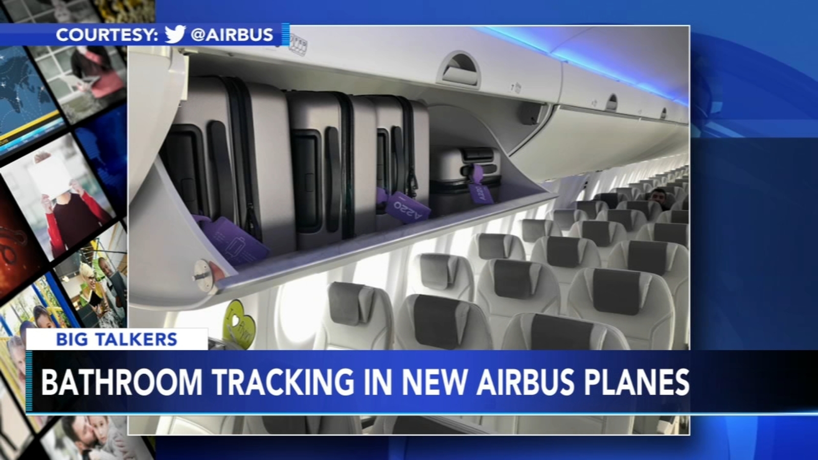 Airbus airplanes to track passengers, even in the bathroom - 6abc ...