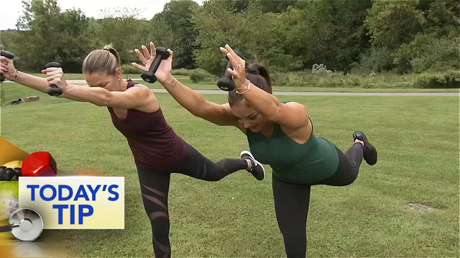 Squat with leg lift - Today's Tip - 6abc Philadelphia