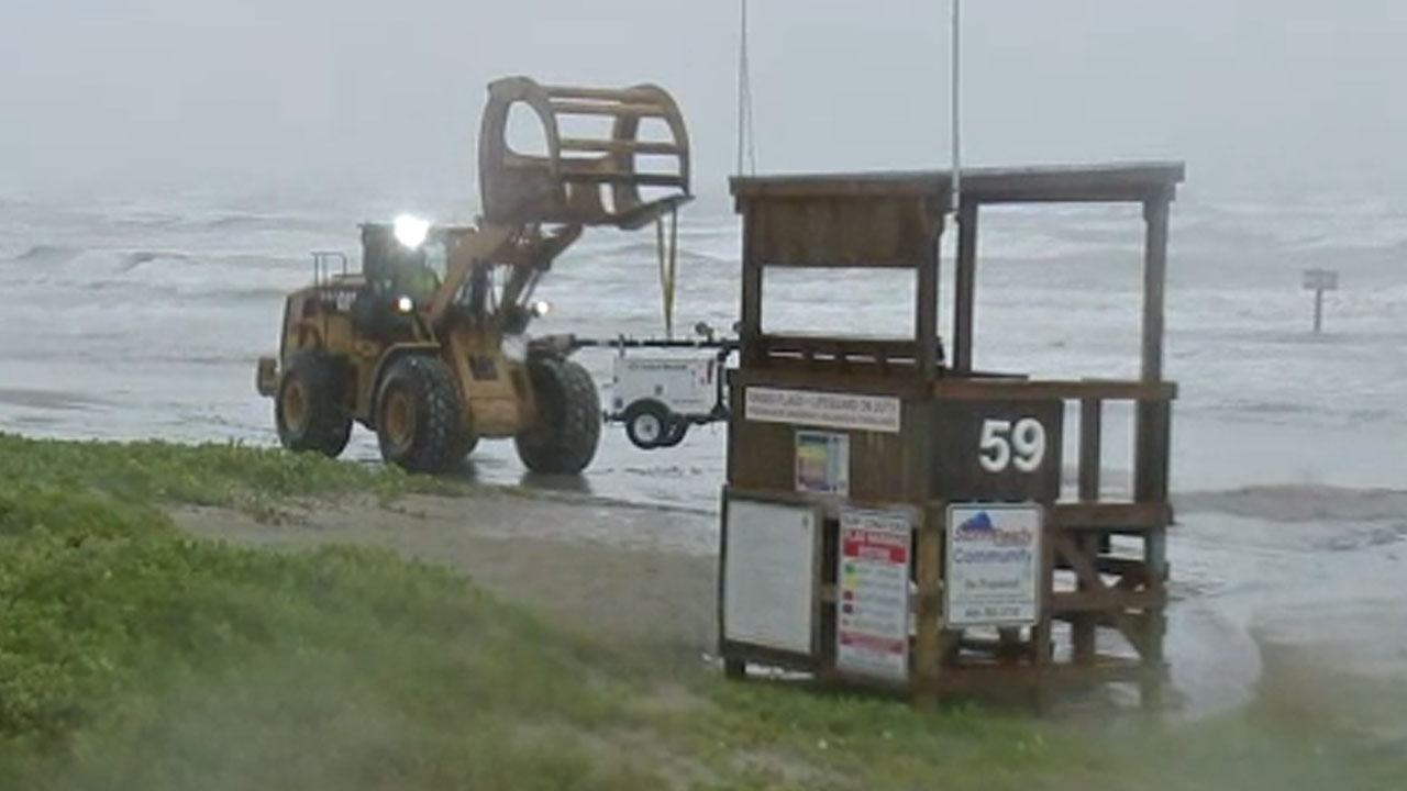 Texas A&M Task Force One arrives in Galveston