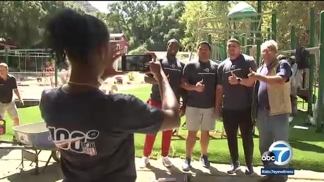 Rams, Habitat for Humanity help those affected by wildfires