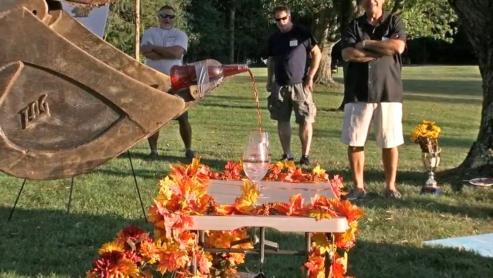 Backhoe challenge in Newtown Square, Pa.