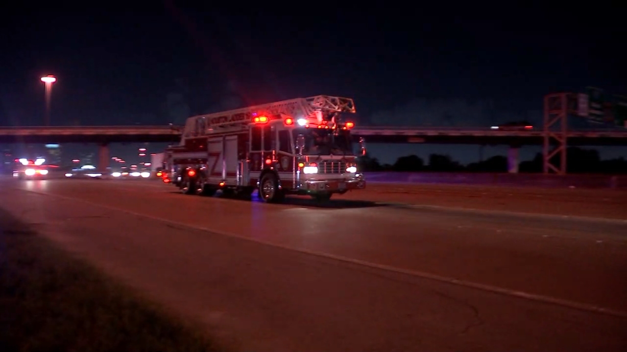 Procession held for Houston firefighter that suddenly died