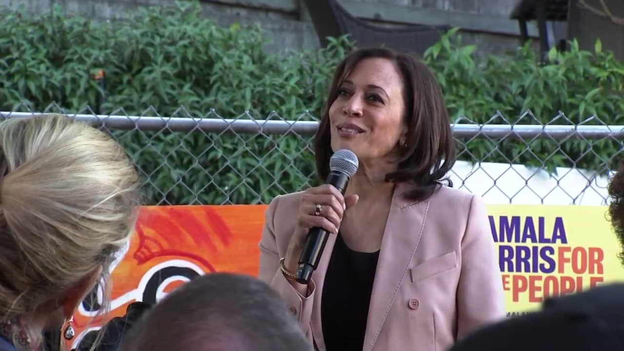 Sen. Kamala Harris opens her first campaign headquarters in Oakland