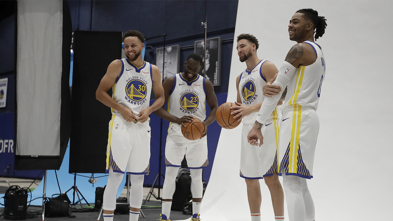 Behind-the-scenes at Warriors Media Day