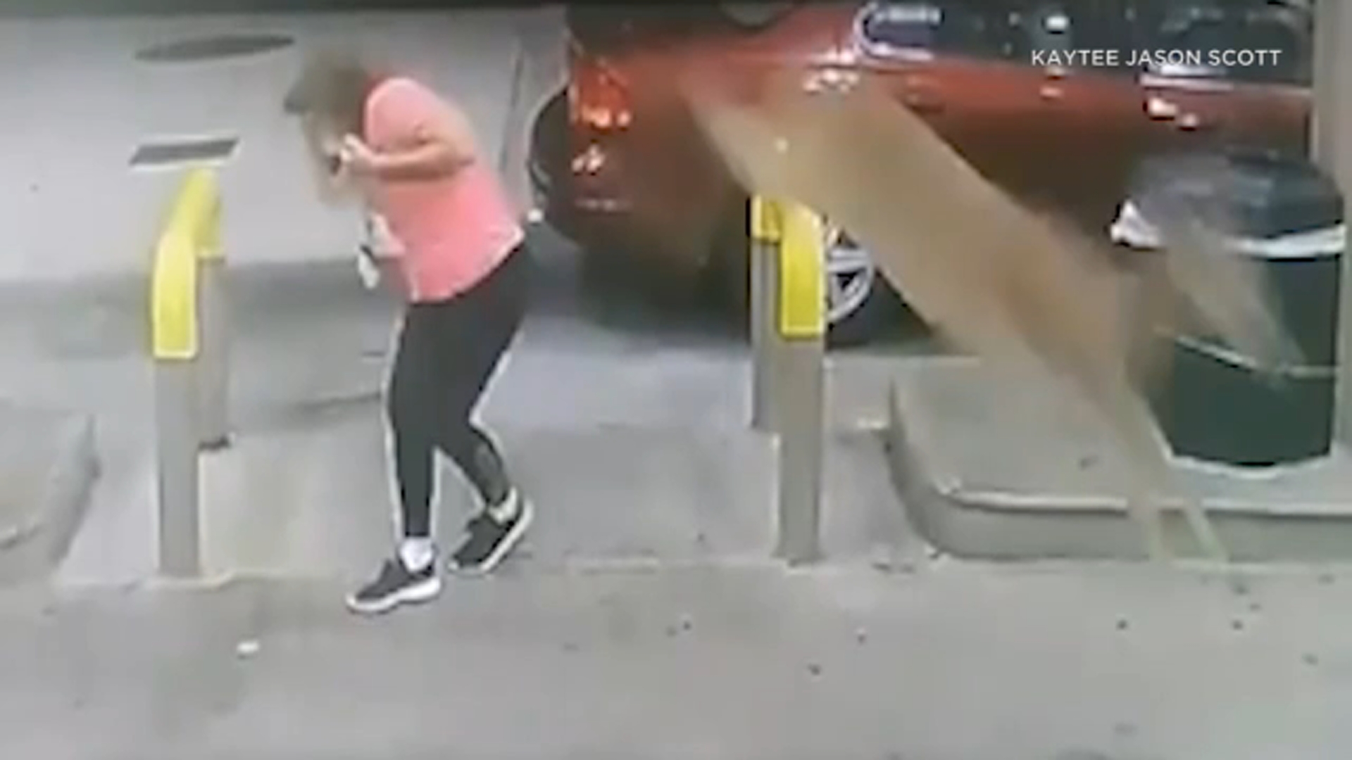 Deer kicks Georgia woman in the head at gas pump: Video