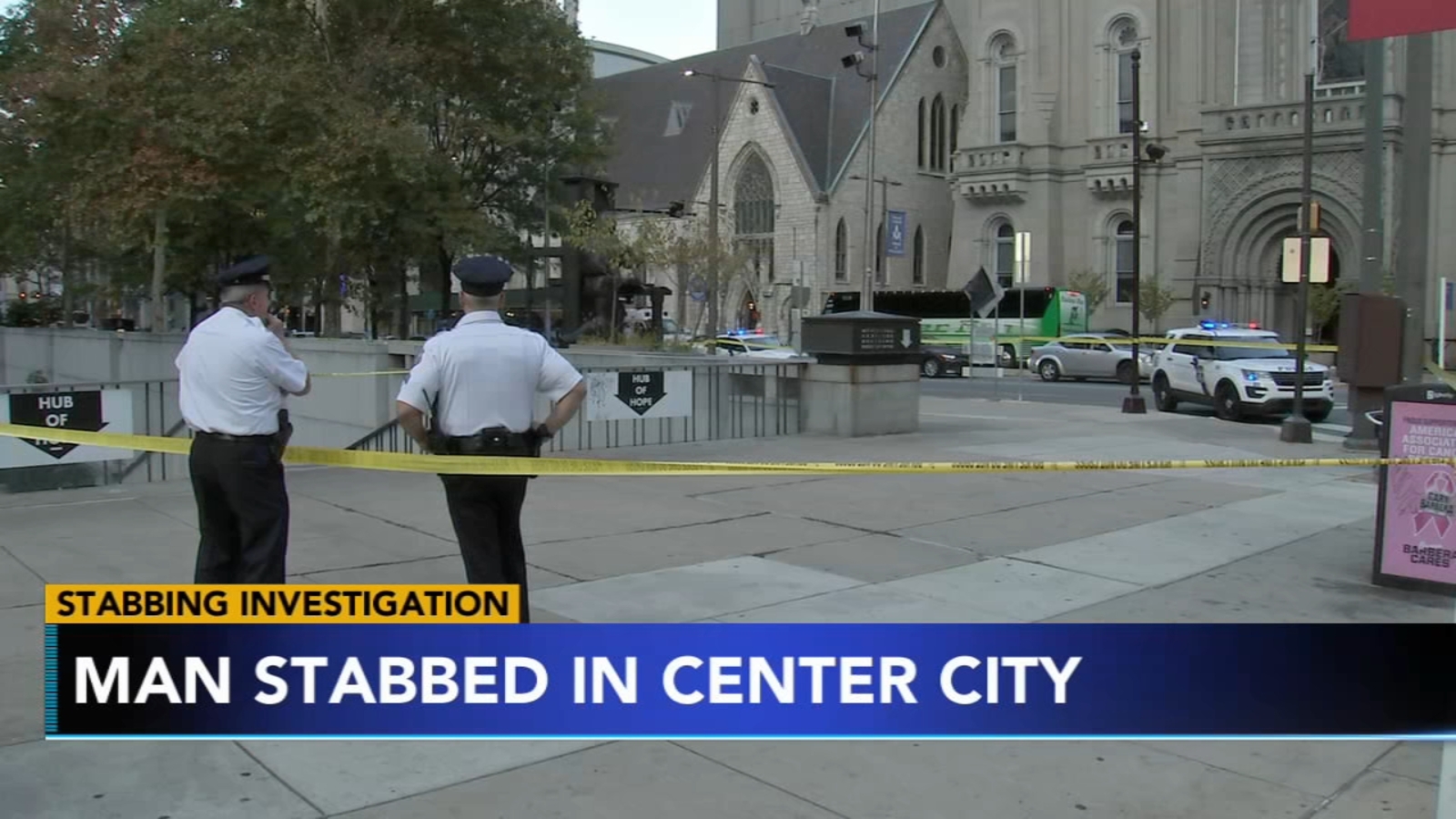 Man hospitalized after stabbing in Center City - 6abc Philadelphia