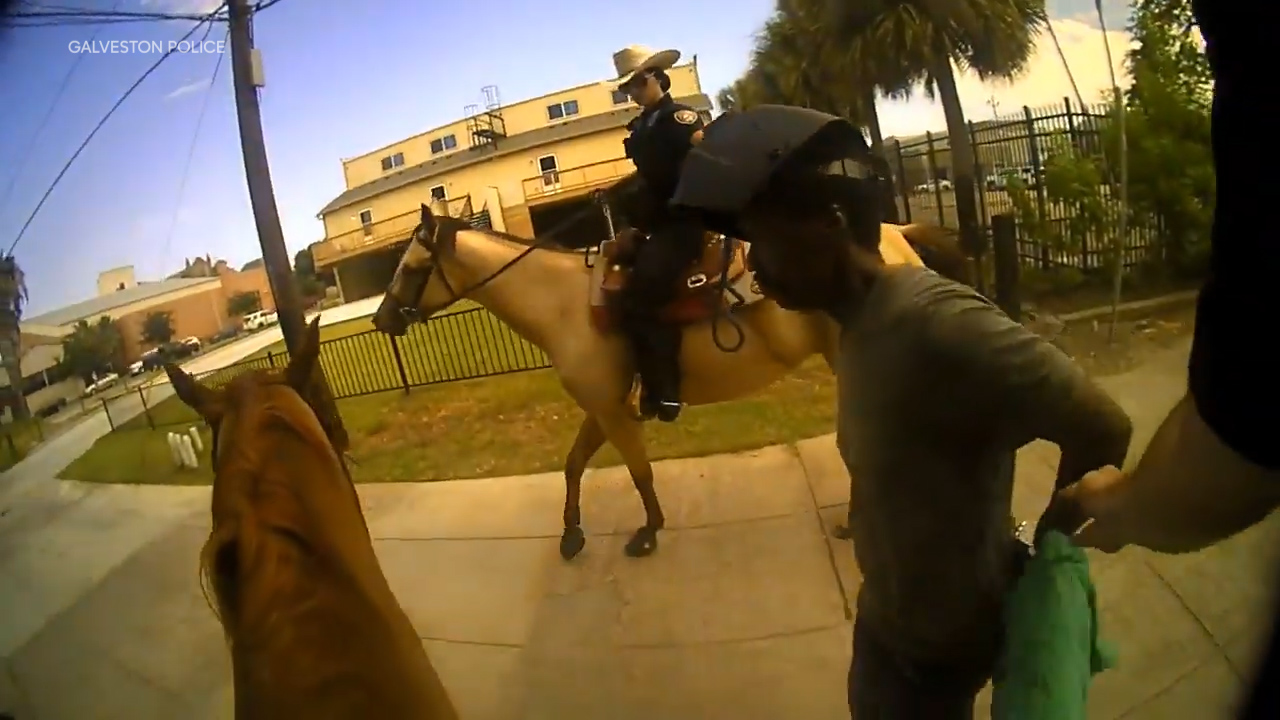 Bodycam video of controversial arrest in Galveston