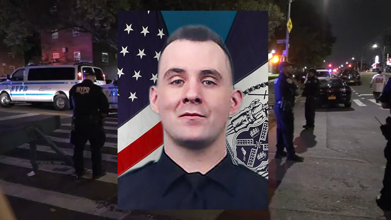 Wake held for NYPD officer killed in the line of duty