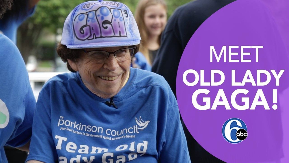 'Old Lady Gaga' walks to stamp out Parkinson's