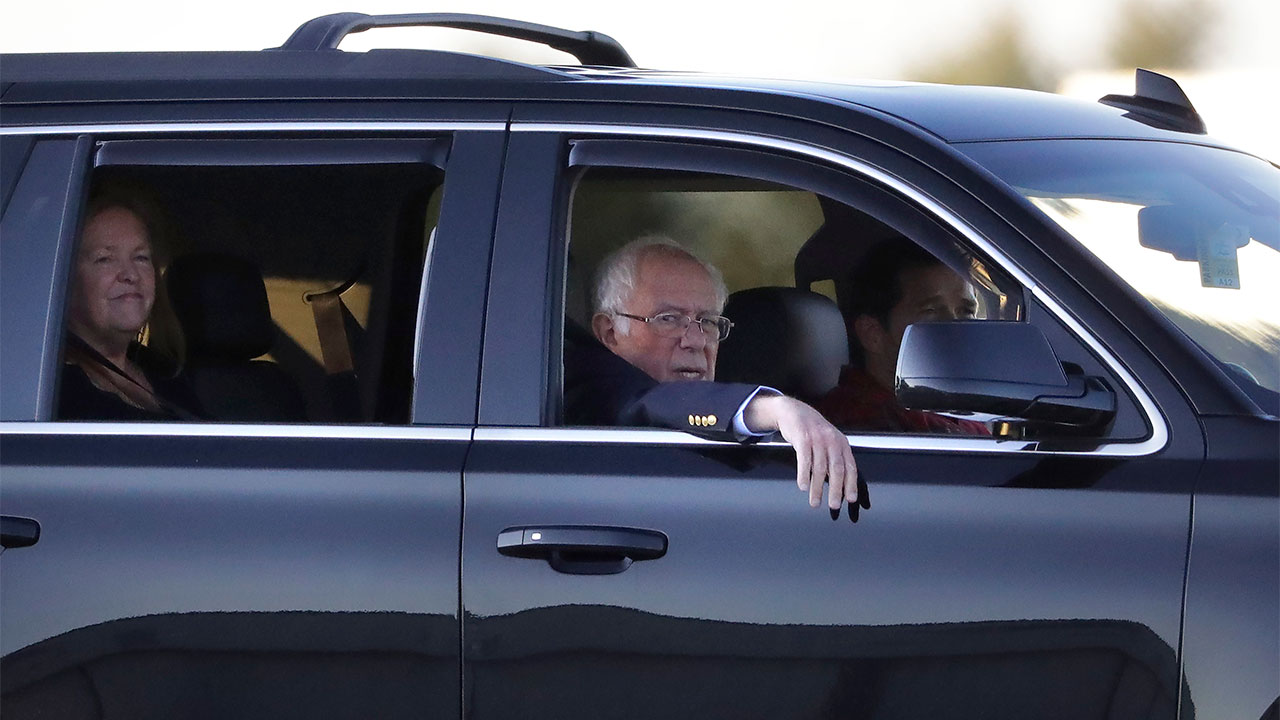 Sen. Bernie Sanders home in Vermont after heart attack