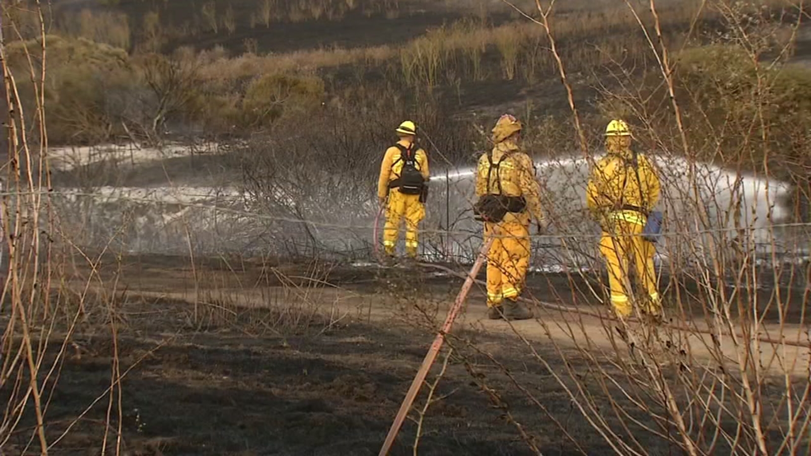 Firefighters stop forward progress of 526 acre brush fire in American