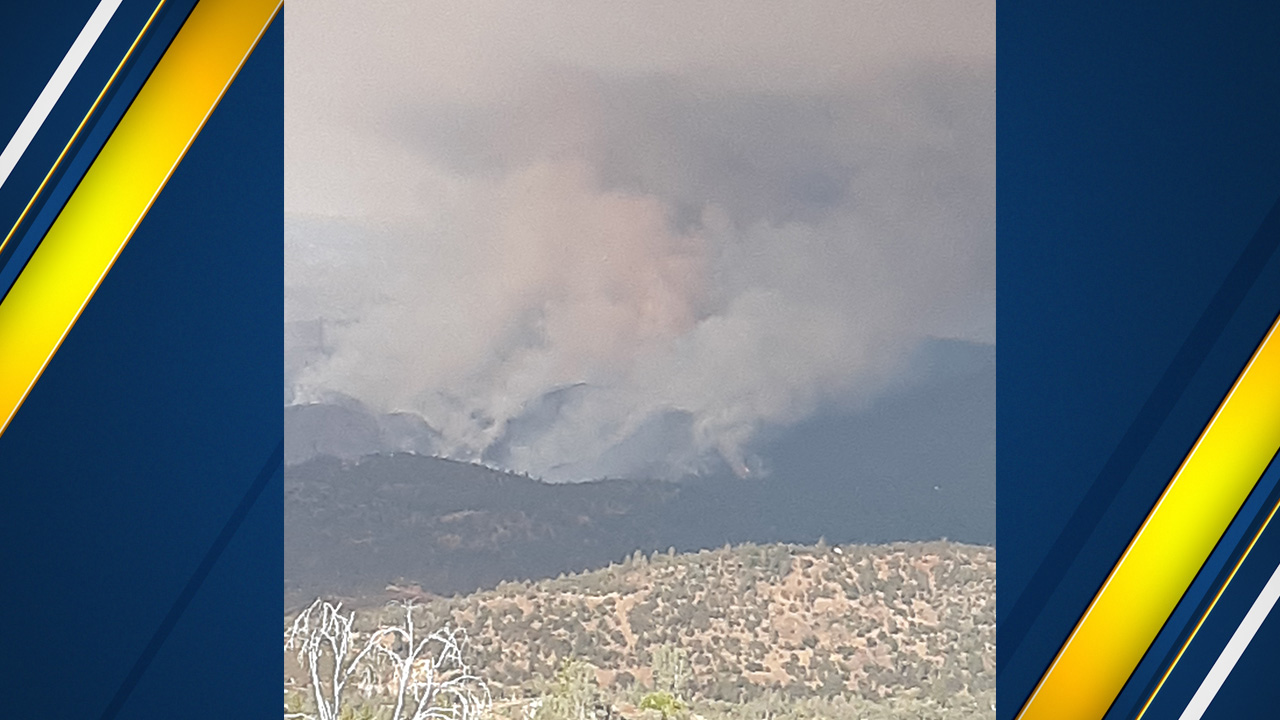 Crews made some progress before wind pushed the flames across Highway 140 north of Midpines and up the hillside.