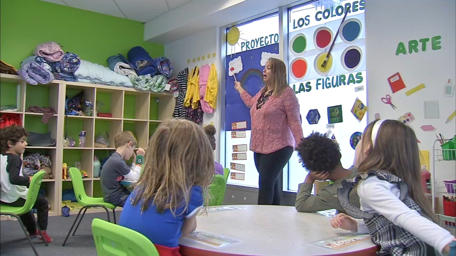 Spanishimmersion preschool strives to prepare children for a