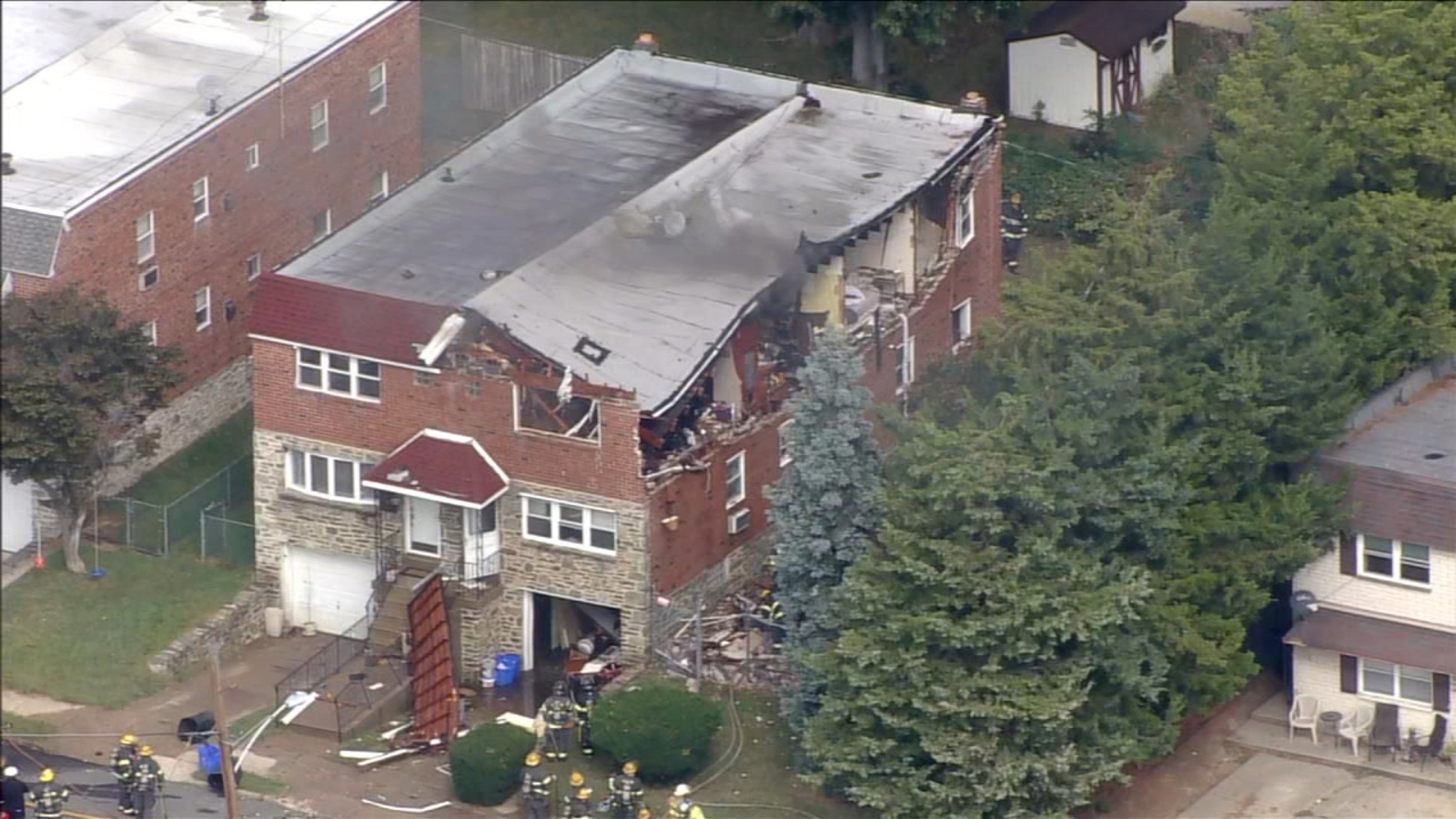 Explosion damages home under renovation in Torresdale section of
