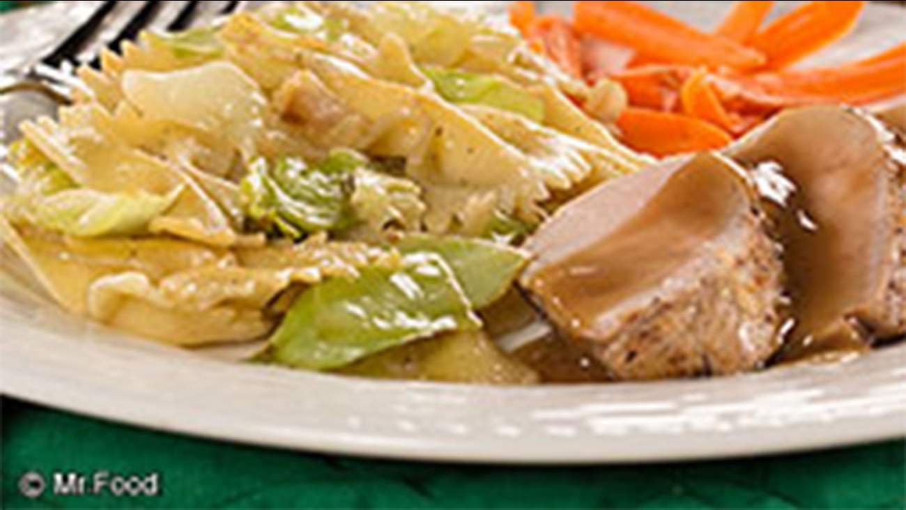 Lucky Cabbage and Noodles