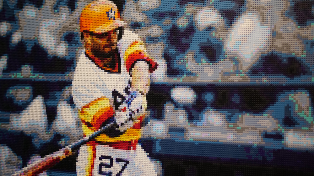 Artist uses LEGOs to create amazing mosaics