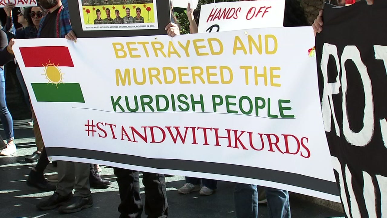 Bay Area Kurds rally in solidarity of their homeland in midst of humanitarian crisis 
