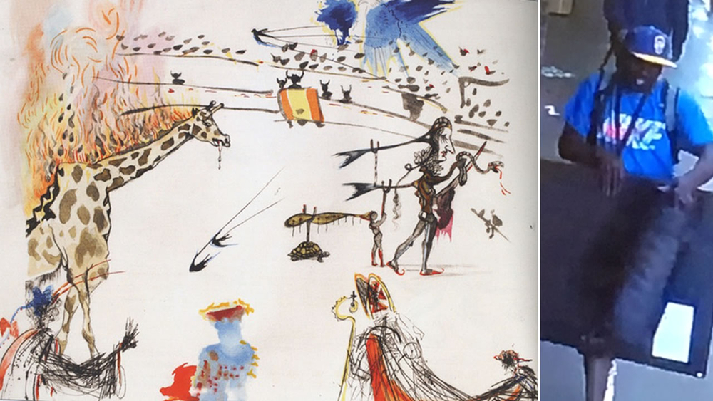 EXCLUSIVE: Brazen thief steals Dali piece from San Francisco gallery