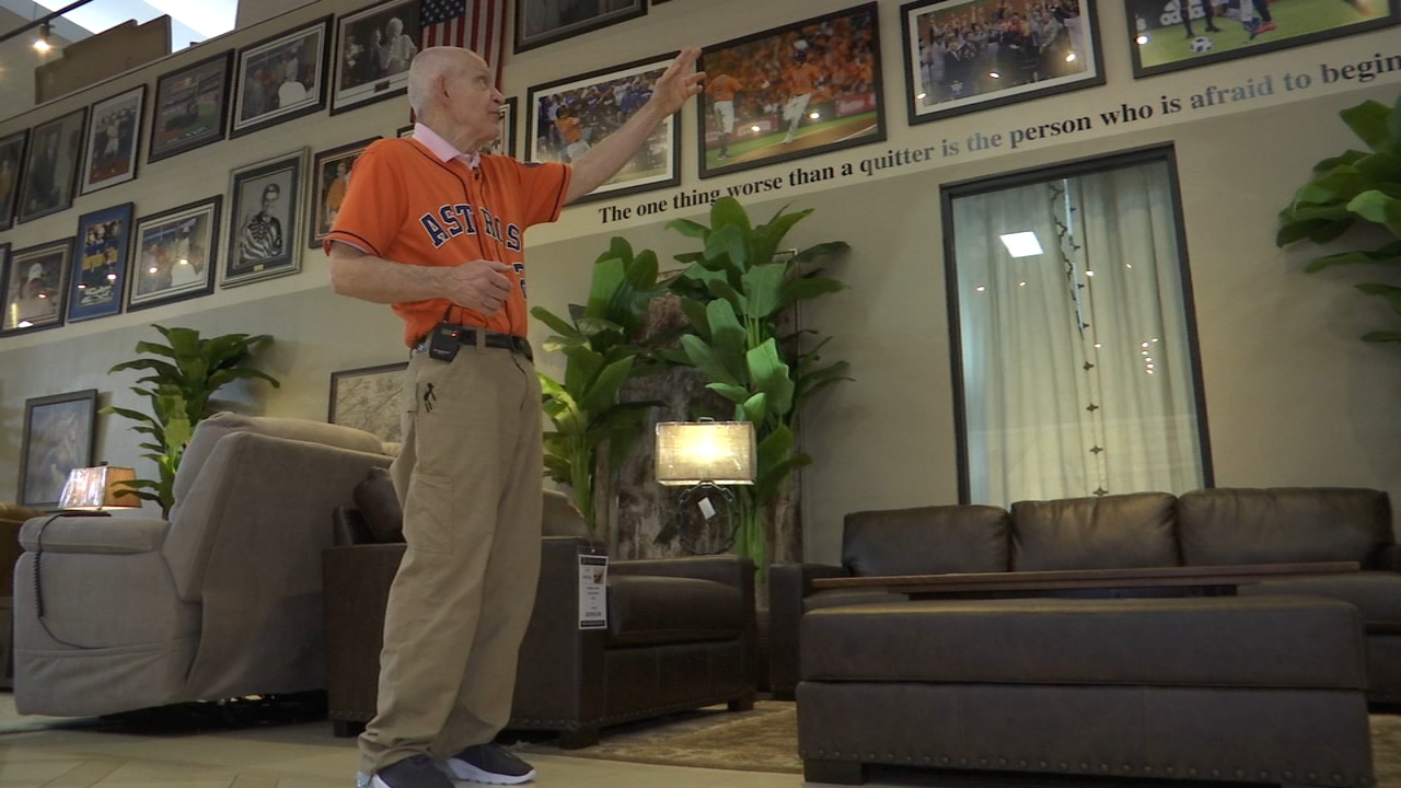 Mattress Mack shows off iconic Houston sports memorabilia
