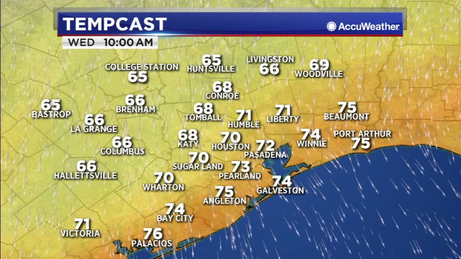 HOUSTON WEATHER Fall returns! Get ready for a 20degree temperature