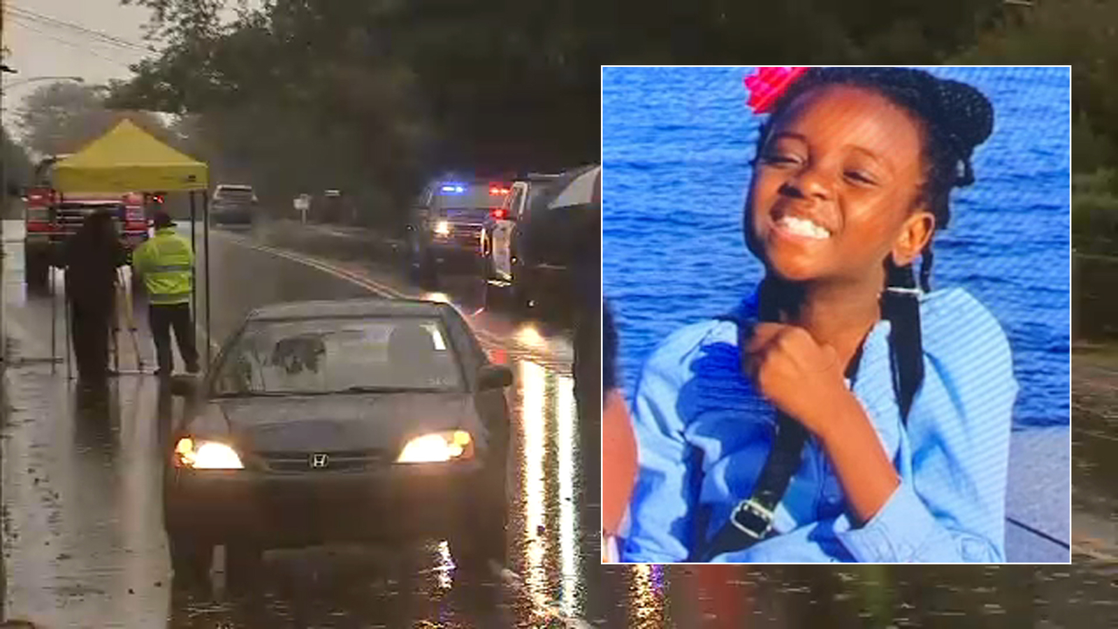 7-year-old girl struck by car after getting off school bus in ...