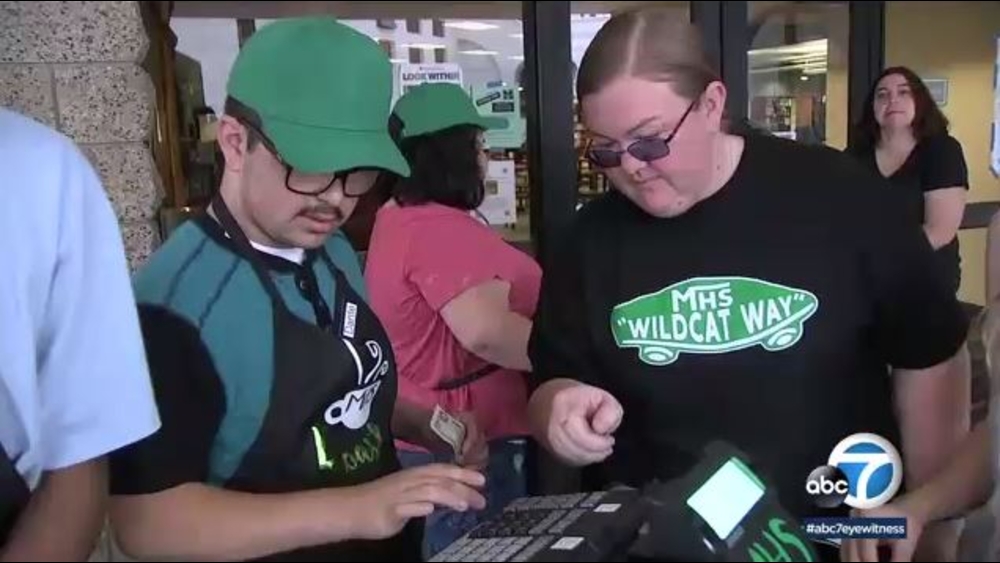 Monrovia special education students learn life skills from coffee program 
