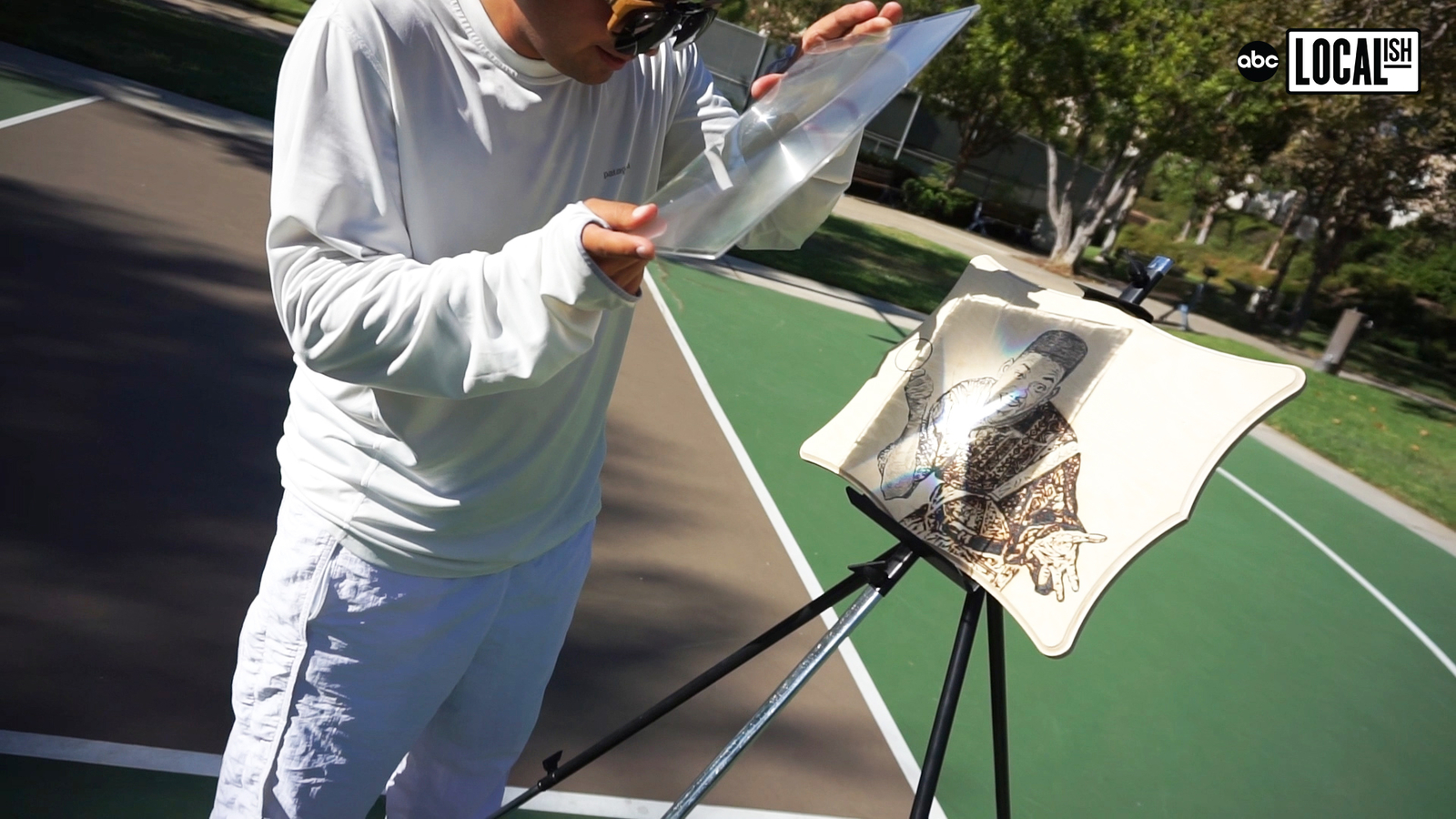 Artist Harnesses the Power of the Sun