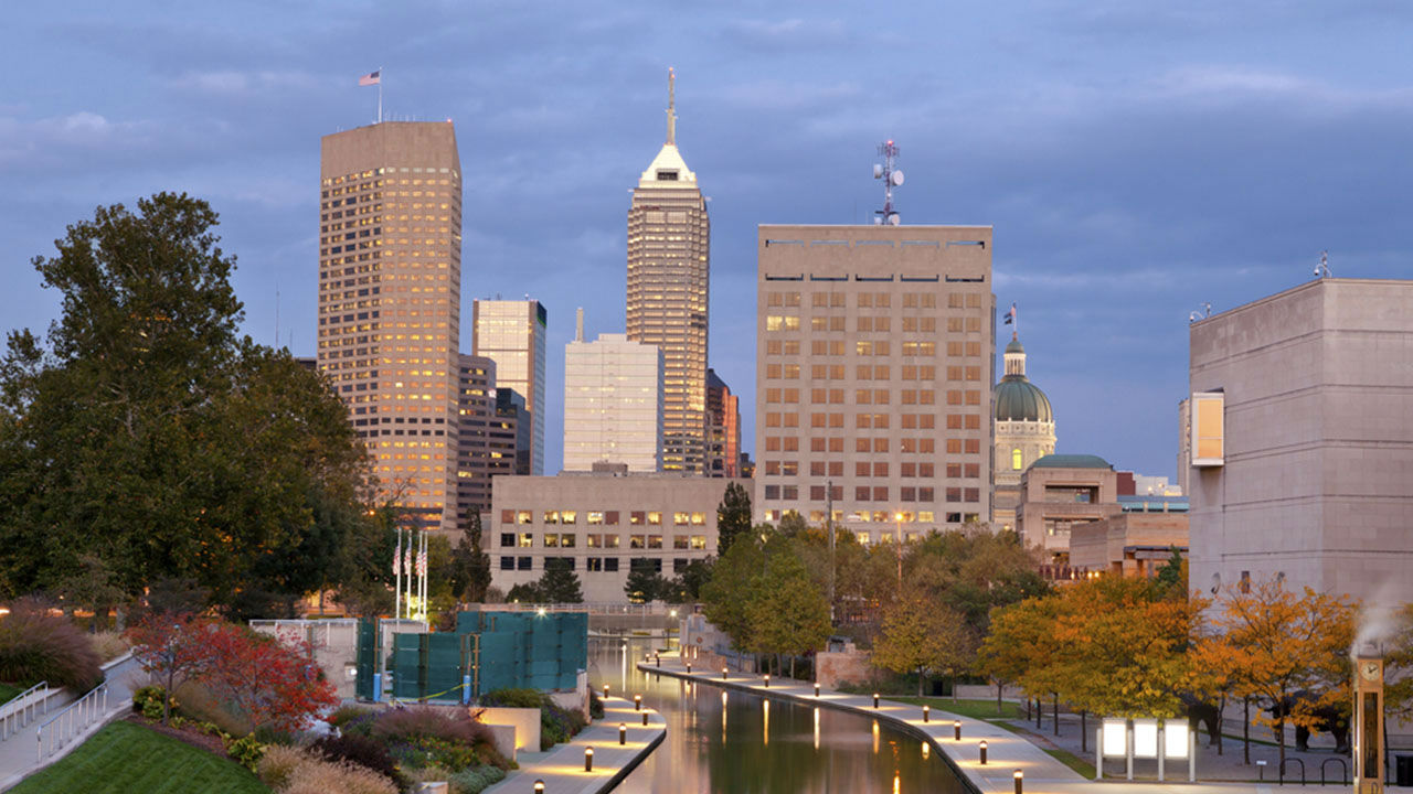 23. Indianapolis, 46.04 weekly hours spent working/commuting.