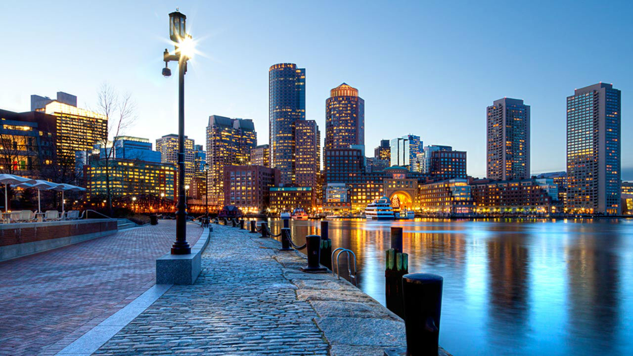 7. Boston, 47.36 weekly hours spent working/commuting.
