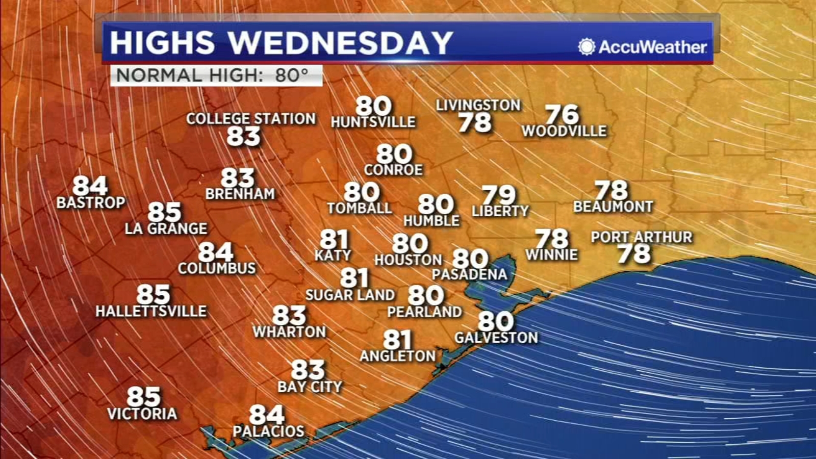 HOUSTON WEATHER It's amazing outside! But it gets messy later this