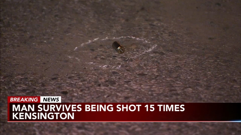 Man survives being shot 15 times in Kensington