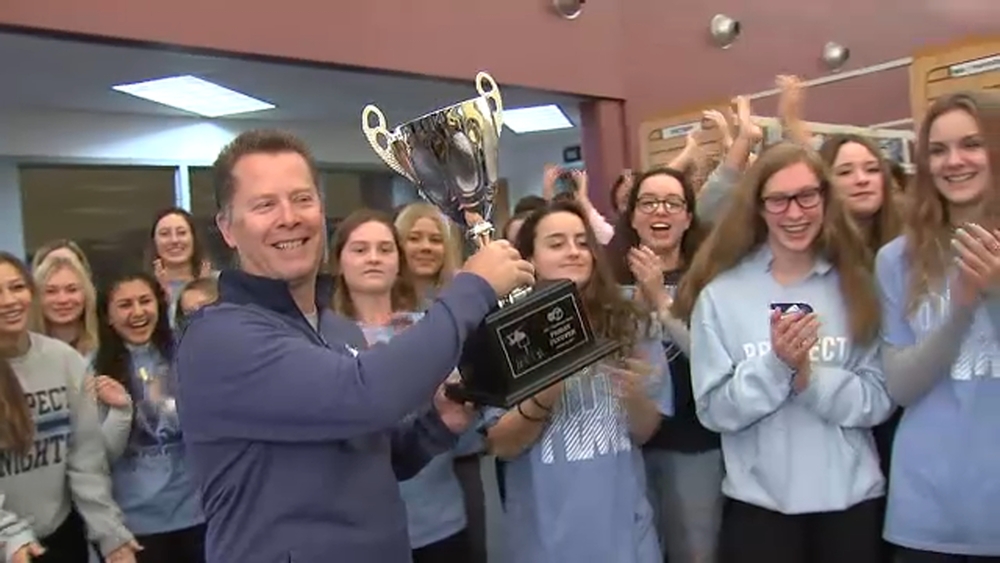 Prospect High School wins ABC7's Friday Flyover!