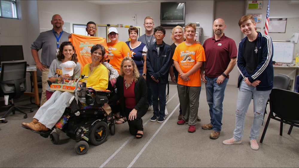 Students invent life-changing device for teacher with ALS
