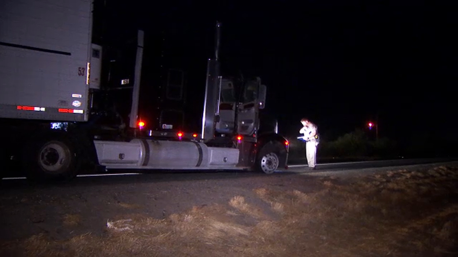 Big rig driver arrested after leading officers on wrong-way chase down ...