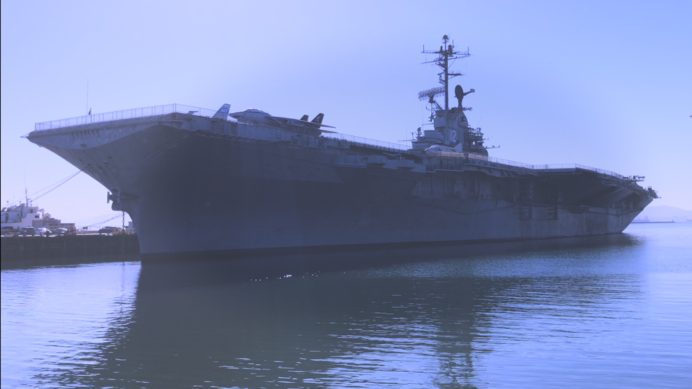 All aboard the USS Hornet for a ghostly greeting