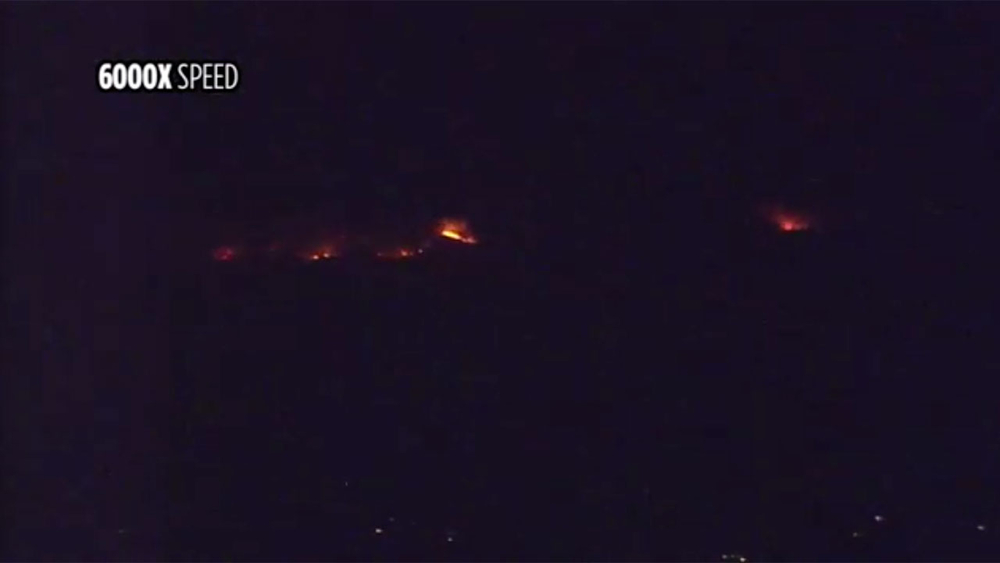 Kincade Fire flames visible from San Francisco: VIDEO